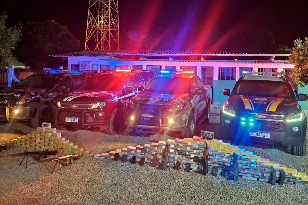 Gefron registra aumento de 114% nas apreensões de drogas em janeiro