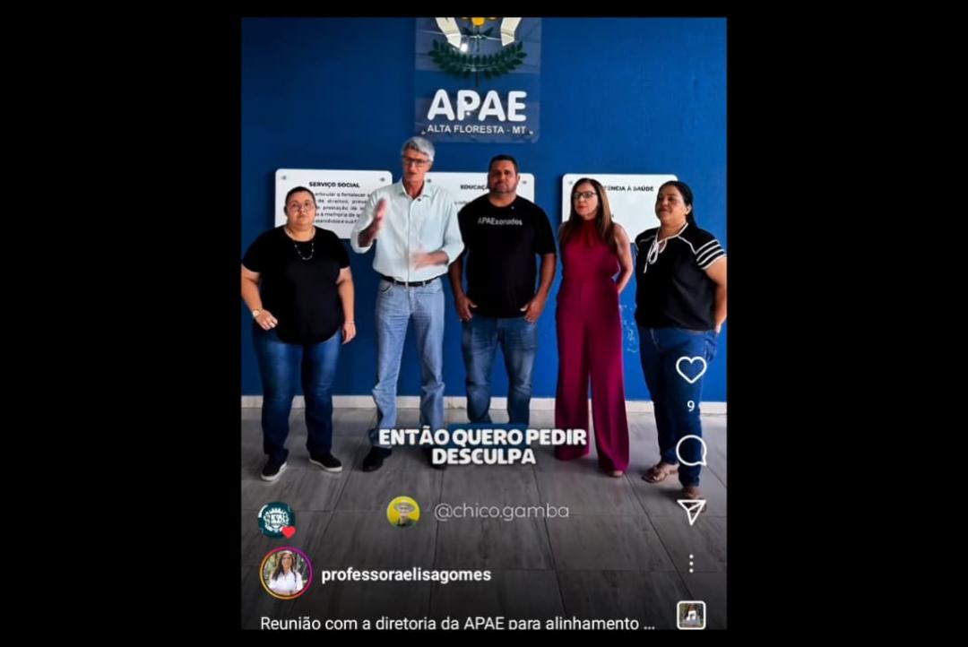 Prefeito “baixa o tom”: caso Apae termina com diálogo