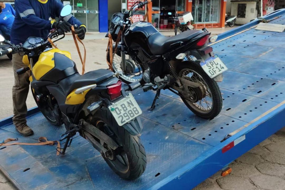 PM de Alta Floresta apreende três motocicletas 