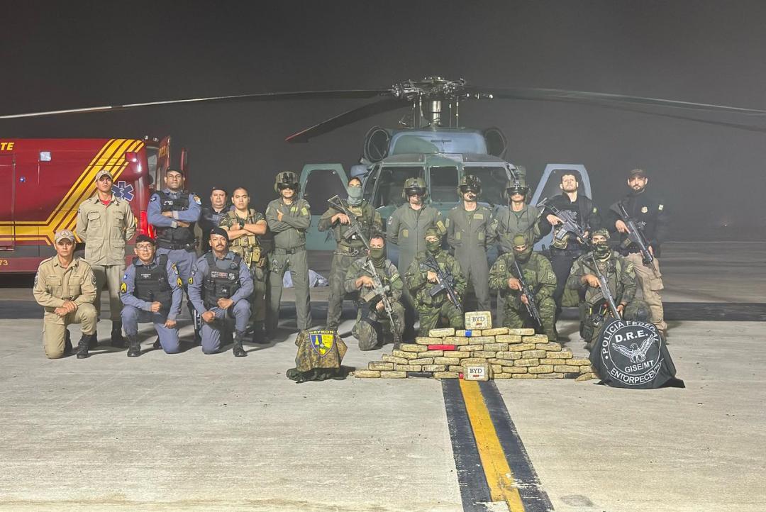Avião com droga cai na região de Alta Floresta