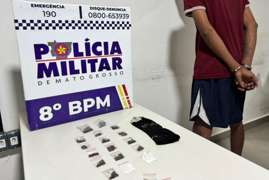 PM prende vândalo que quebrou câmera de segurança