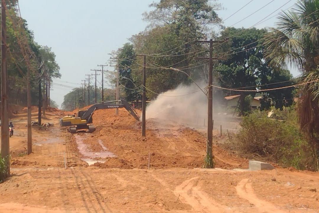 Rompimento de adutora afeta abastecimento de água em Alta Floresta neste sábado