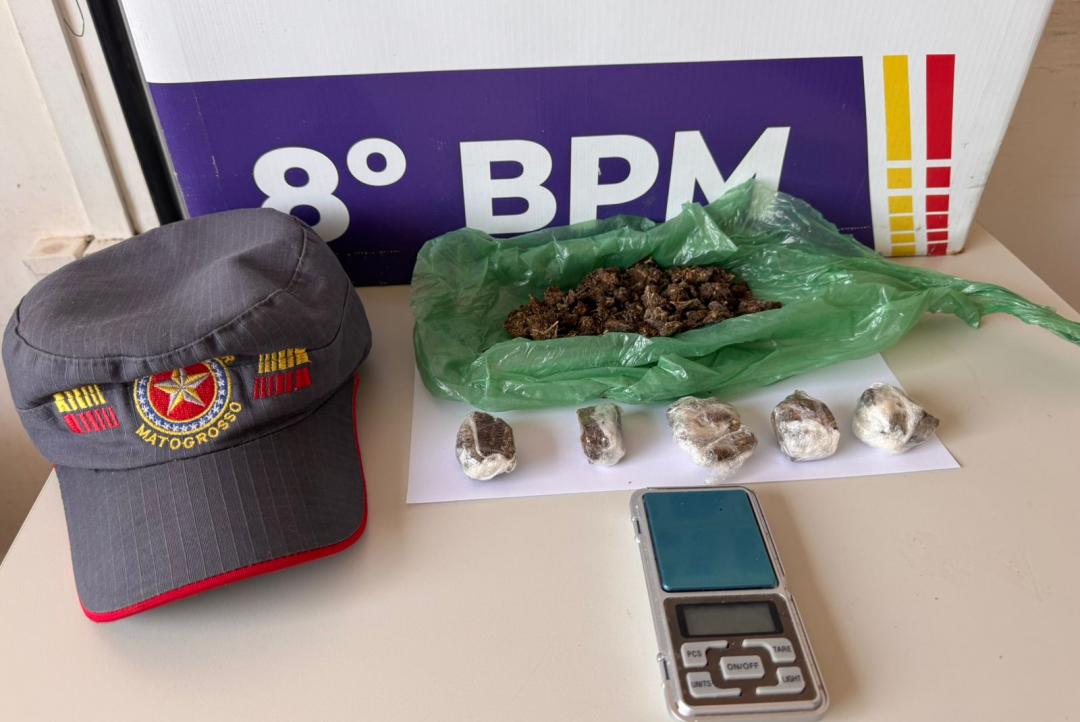 Homem é preso por tráfico de drogas após denúncia em Alta Floresta