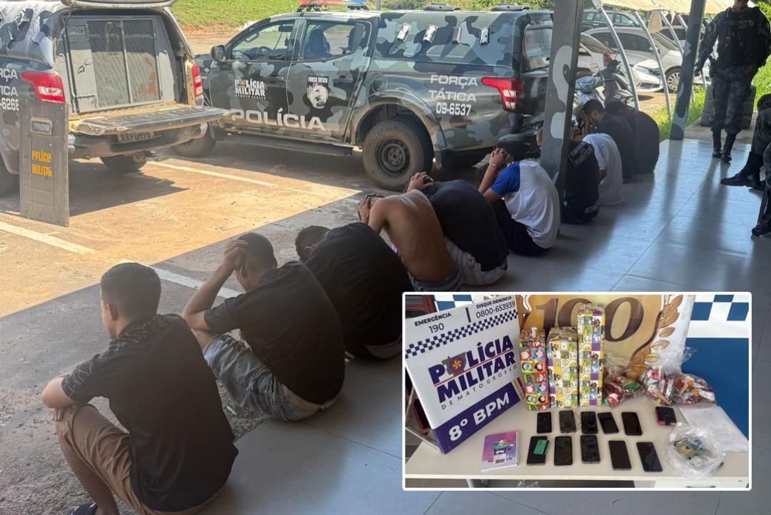 PM prende 13 pessoas em ‘festa do Dia das Crianças’ promovida por facção criminosa