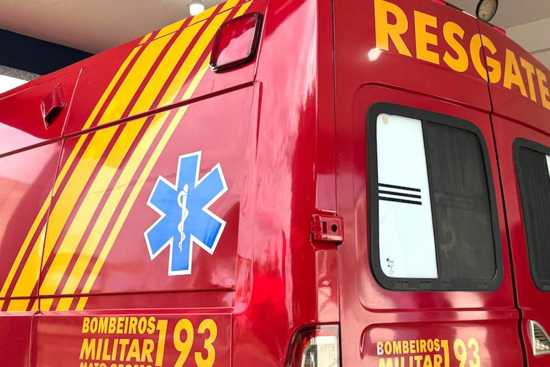 Colisão entre carro e moto deixa motociclista ferido em Alta Floresta