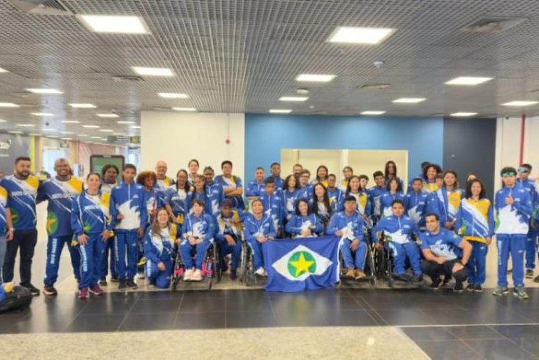Mato Grosso embarca 29 atletas para Paralimpíadas Escolares em São Paulo
